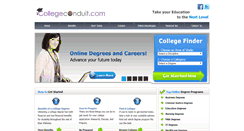 Desktop Screenshot of collegeconduit.com