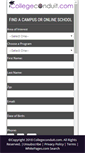 Mobile Screenshot of degrees.collegeconduit.com